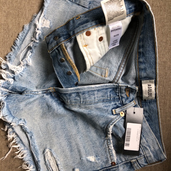 Agolde Parker Vintage Cut Off Shorts Swapmeet NWT - Picture 3 of 4
